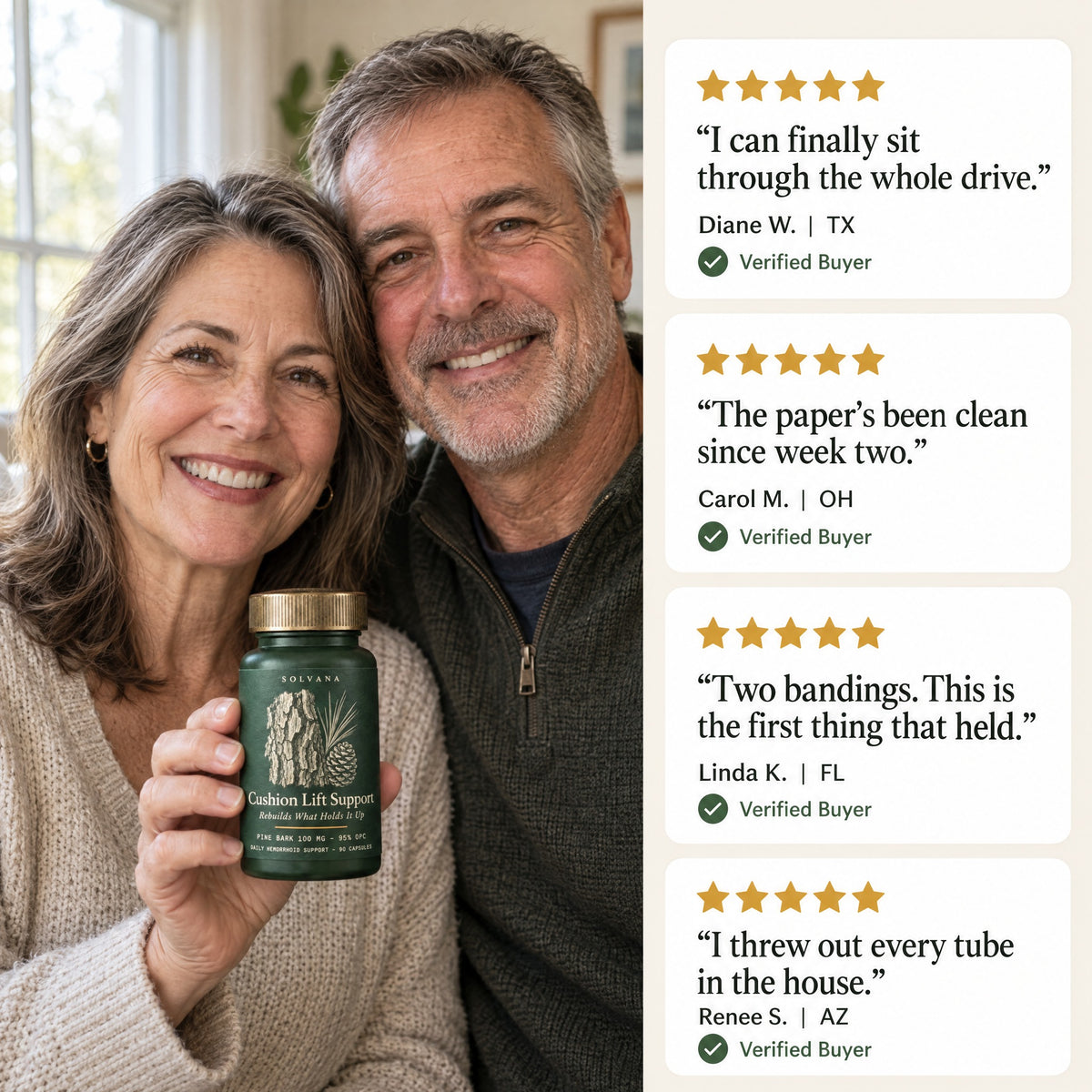 Verified buyer reviews